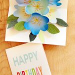 Free Printable Happy Birthday Card With Pop Up Bouquet | Diy | Free Printable Birthday Pop Up Card Templates