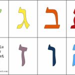 Free Printable Hebrew Alphabet Cards   Letter Size Pdf Pages   Aleph | Aleph Bet Flash Cards Printable
