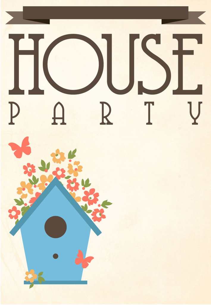 Free Printable House Party Invitation | Fonts/printables/templates | Free Printable Housewarming Invitations Cards