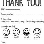 Free Printable Kids Thank You Cards To Color | Thank You Card | Free Printable Funny Thinking Of You Cards
