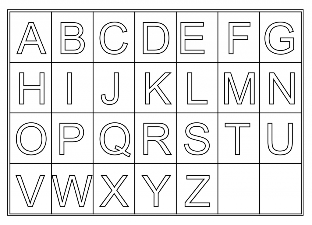Free Printable Letters, Download Free Clip Art, Free Clip Art On | Printable Alphabet Cards Without Pictures