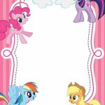 Free Printable My Little Pony Invitations | Invitations Online | My Little Pony Printable Cards