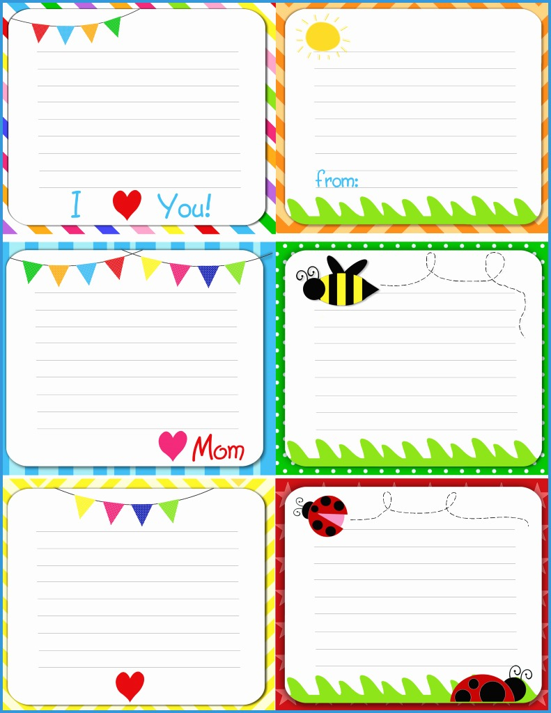 Free Printable Note Cards Best FREE Printable