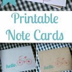 Free Printable Note Cards | Today's Creative Life | Free Printable Note Cards