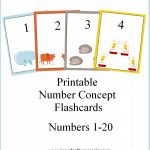 Free Printable Number Concept Flashcards   How To Homeschool For Free | Free Printable Number Cards