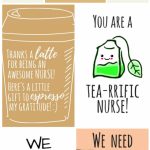 Free Printable Nurse Appreciation Thank You Cards | Gifts For Nurses | Free Printable Funny Thinking Of You Cards