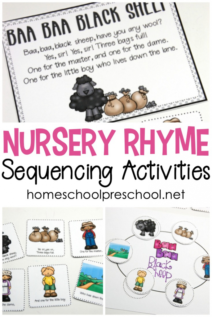 Free Printable Nursery Rhyme Sequencing Cards And Posters | Rhyming Picture Cards Printable