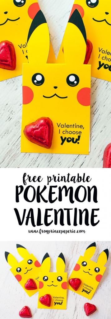 Free Printable Pokemon Valentine | Valentines Day | Valentines | Pokemon Valentine Cards Printable