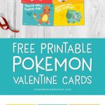Free Printable Pokemon Valentines Cards Your Kids Will Be Begging | Pokemon Valentine Cards Printable