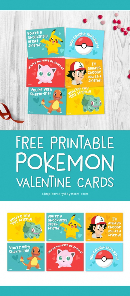 Free Printable Pokemon Valentines Cards Your Kids Will Be Begging | Pokemon Valentine Cards Printable