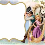 Free Printable Princess Rapunzel Invitation | Birthday Party | Printable Rapunzel Birthday Card