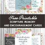 Free Printable Scripture Cards | Church Crafts | Free Printable Scripture Cards