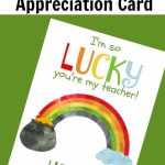 Free Printable St. Patrick's Day Teacher Appreciation Card | St | Free Printable St Patrick's Day Card
