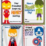 Free Printable Superhero Valentine's Day Cards | Free Printable Superman Valentine Cards