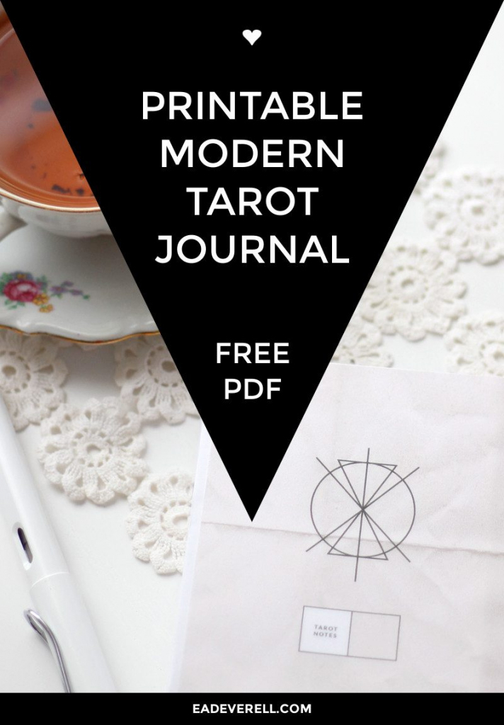 Free Printable Tarot Journal | Creative Writing Blog | Printable Tarot Cards Pdf Free