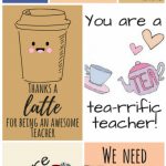 Free Printable Teacher Appreciation Thank You Cards | School Staff | Printable Thank You Cards For Employees