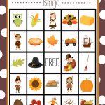 Free Printable Thanksgiving Bingo Game | Craft Time | Christmas | Printable Thanksgiving Cards For Kids