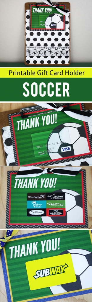 Free Printable} This Soccer Gift For Coach Is A Kick! | Thank You | Free Printable Soccer Thank You Cards