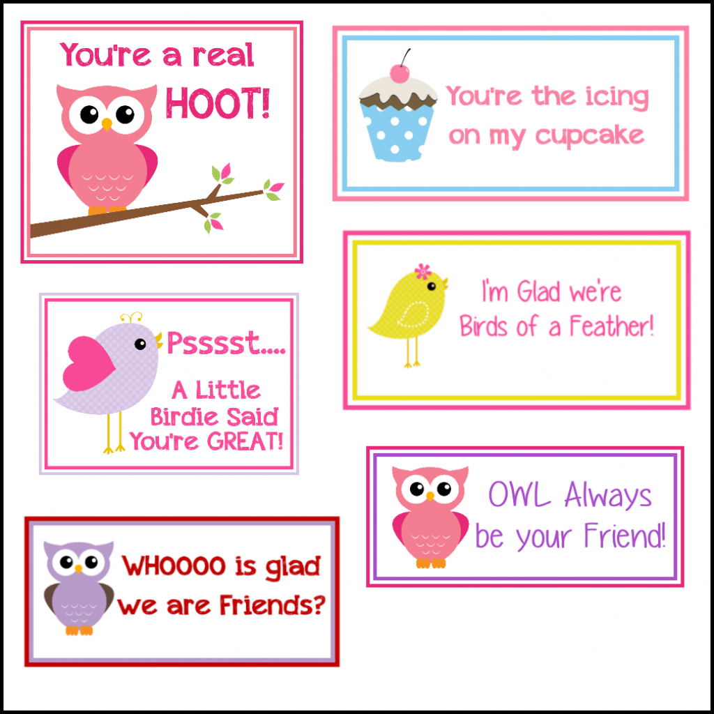 Free Printable Valentine&amp;#039;s Cards (A Lot Of Them | Diy-Owl Printabes | Valentine Free Printable Cards