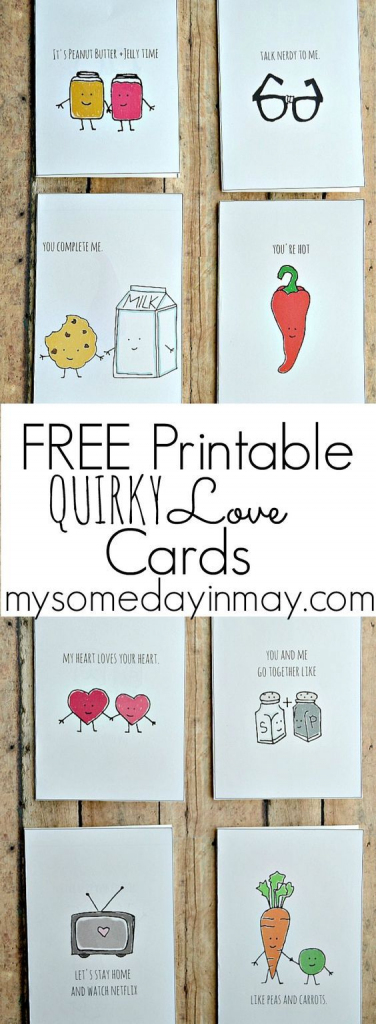 Free Printable Valentine&amp;#039;s Day Cards And Gift Tags | Reindeer | Free Valentine Printable Cards For Husband
