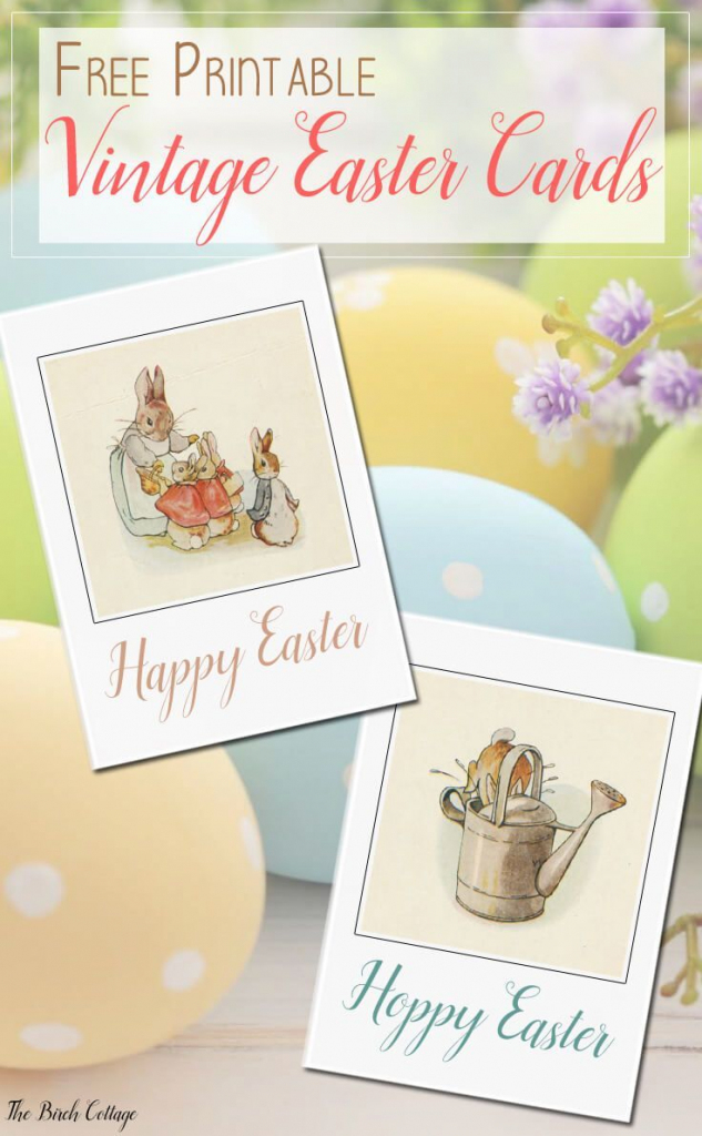 Free Printable Vintage Easter Cards | Bloggers&amp;#039; Fun Family Projects | Free Printable Easter Greeting Cards