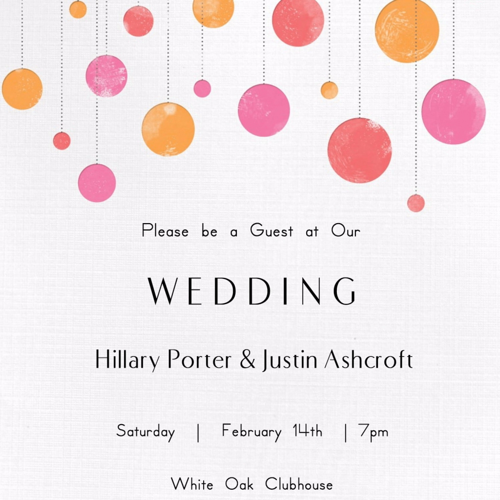 Free Printable Wedding Invitations | Popsugar Smart Living | Free Printable Wedding Cards
