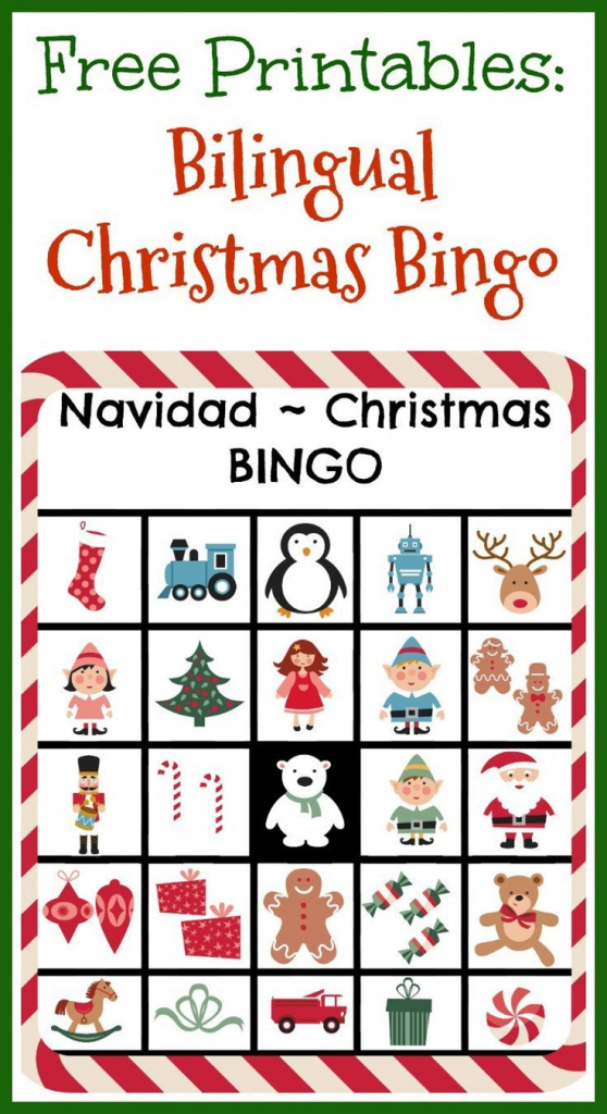 Free Printables: Bilingual Christmas Bingo | Christmas Play | Free Printable Spanish Bingo Cards