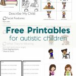 Free Printables For Autistic Children And Their Families Or Caregivers | Picture Cards For Autism Printable