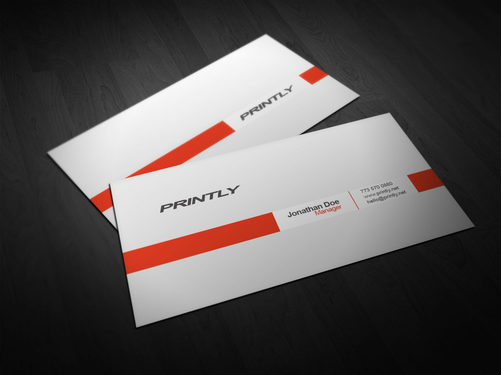 Free Printly Psd Business Card Template - Printly | Design | Free | Free Online Business Card Templates Printable