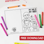 Free Super Dad Father's Day Printable | Super Dad Card Printable