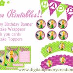 Free Tinkerbell Party Printables | Diy Projects To Try | Tinkerbell | Printable Tinkerbell Thank You Cards