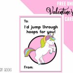 Free Unicorn Valentine's Day Cards Printable For Kids   Ruffles And | Printable Cards For Kids