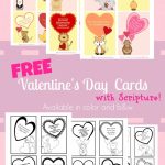 Free Valentine's Day Cards With Scripture For Children | Ultimate | Free Printable Childrens Valentines Day Cards