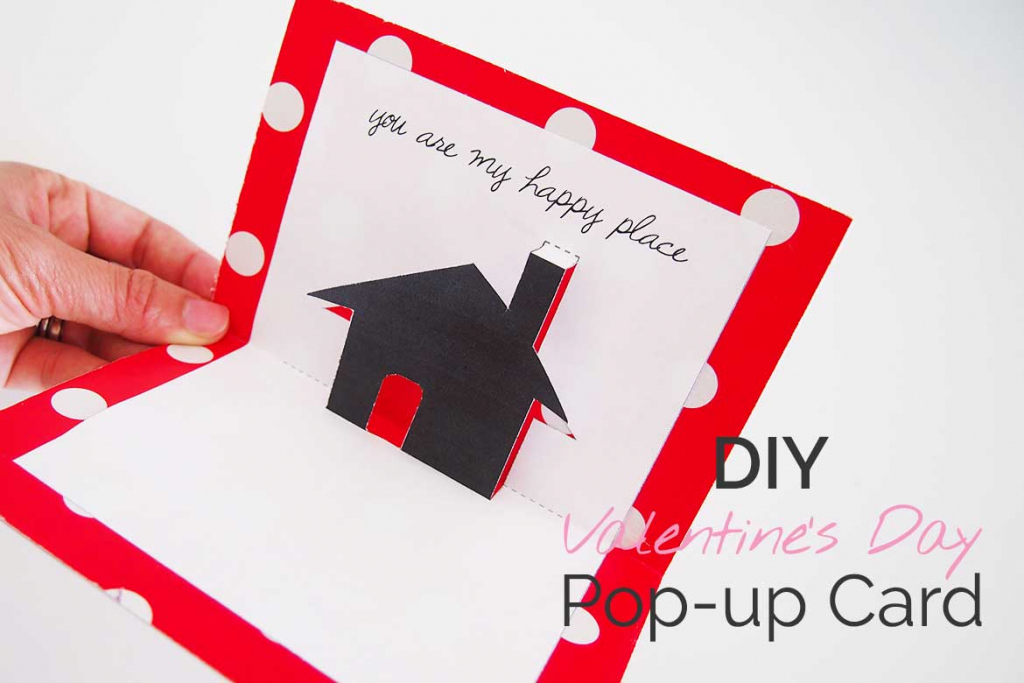 Free Valentines Day Printable Card: Cute Pop-Up! - Sew In Love | Valentine&amp;amp;#039;s Day Card Ideas Printables