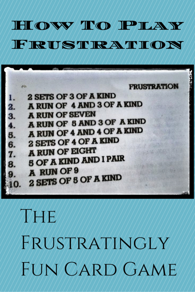 Frustration Card Game Rules - How To Play The Frustratingly Fun Card | Printable Rules For Golf Card Game