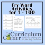Fry First Hundred Printables (1   100)   The Curriculum Corner 123 | First 100 Sight Words Printable Flash Cards