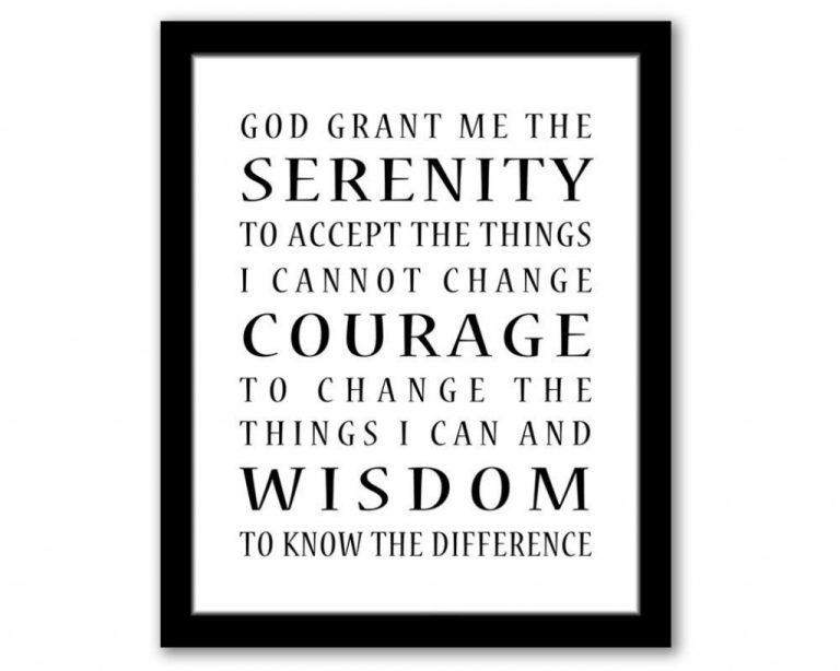 full serenity prayer printable party etc ideas pinterest