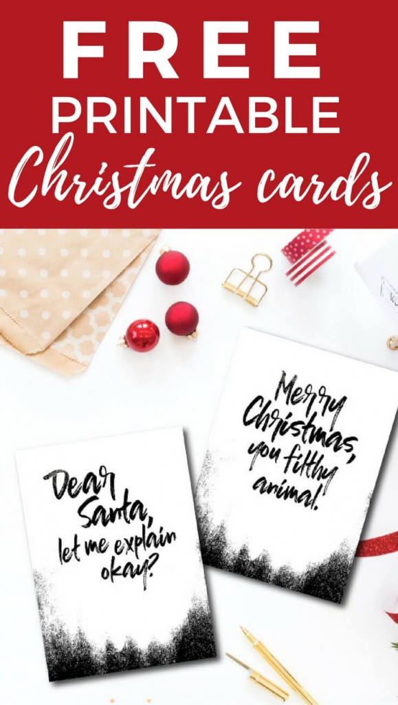 Funny And Free Printable Christmas Cards | Holiday Idea Exchange | Free Printable Holiday Cards