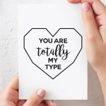 Funny Valentine's Day Card, Romantic Card, Printable, Boyfriend Card | Valentines Cards For Her Printable
