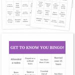 Get To Know You Bingo! | Icebreakers! | Free Printable Bingo Cards | Printable Icebreaker Bingo Cards
