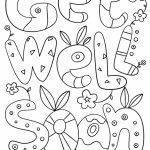 Get Well Soon Doodle Coloring Page | Free Printable Coloring Pages | Free Printable Get Well Cards To Color