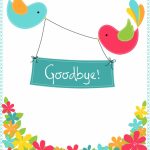 Goodbye From Your Colleagues   Free Good Luck Card | Greetings | Free Printable We Will Miss You Greeting Cards