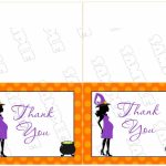 Halloween Baby Shower Thank You Card Printable Instant Download | Halloween Thank You Cards Printable