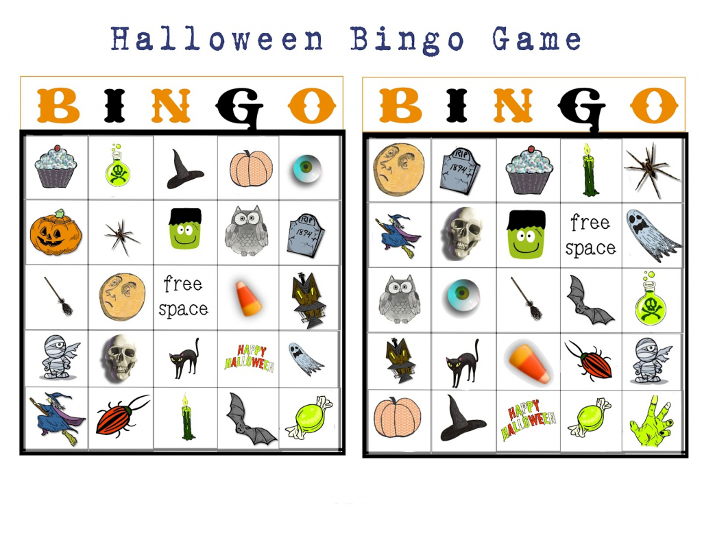 Printable Halloween Bingo Cards For Classroom Printable Cards