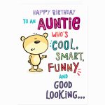 Happy Birthday Card For Aunt Plus Auntie Funny E Cards Free Unique | Birthday Cards For Aunt Printable