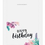 Happy Birthday Cards To Print Free — Birthday Invitation Examples | Free Online Printable Birthday Cards