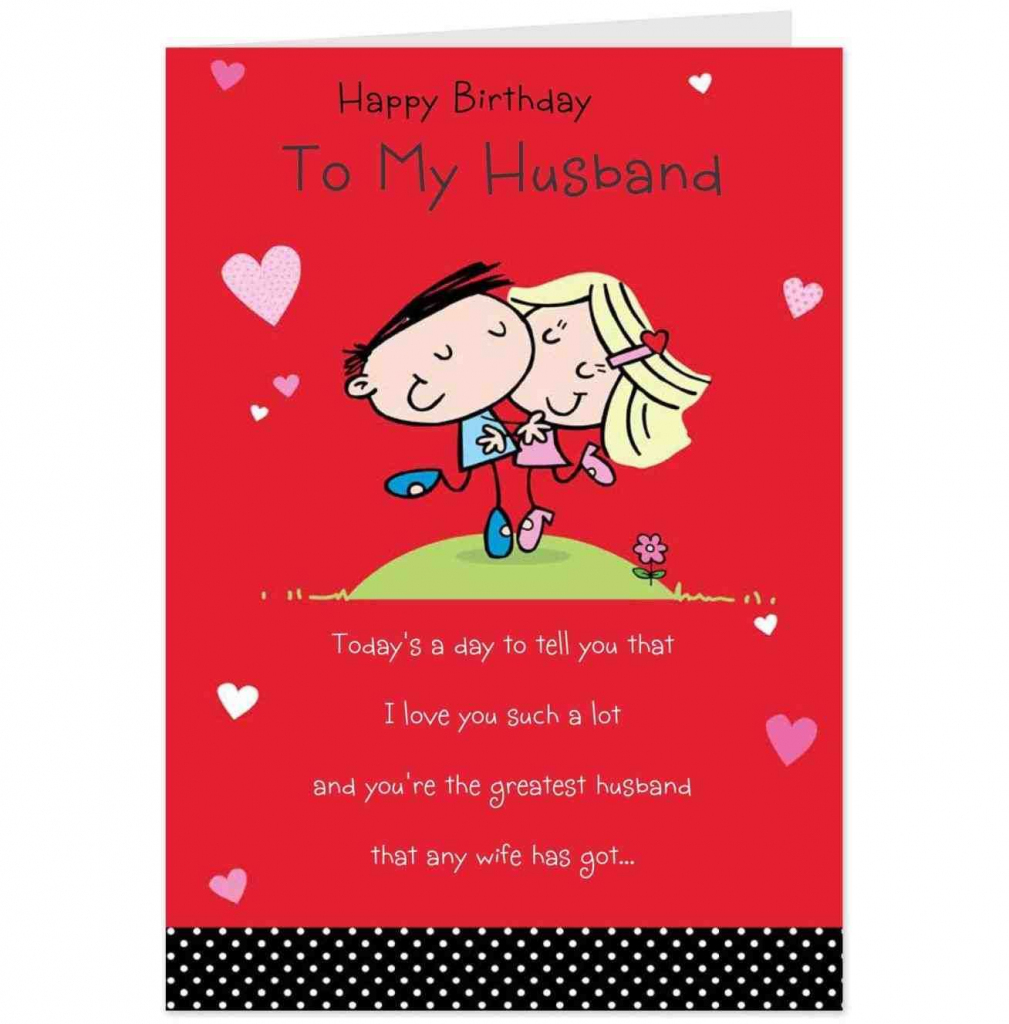 Printable Birthday Cards For Husband Best FREE Printable