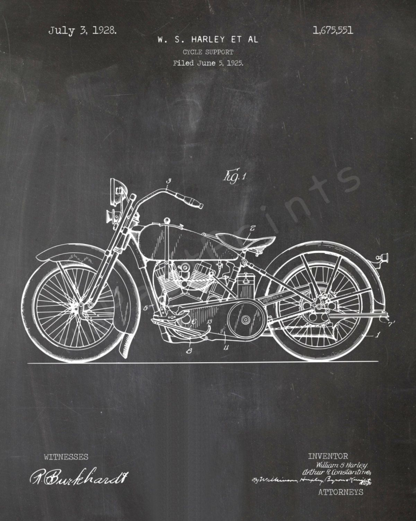 Harley Printable | Motorcycle | Harley Wall Art | Harley Art | Printable Harley Davidson Gift Cards