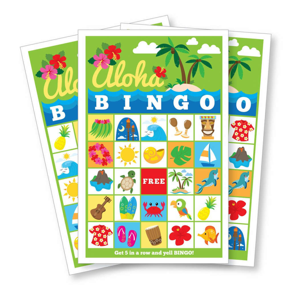 Hawaiian Bingo Game - Kid&amp;#039;s Printable Bingo Game - Bingo Game For | Printable Hawaiian Bingo Cards