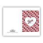 Heart Grid Valentine's Day Card   Printable In Free Lds Printables | Happy Valentines Day Cards Printable